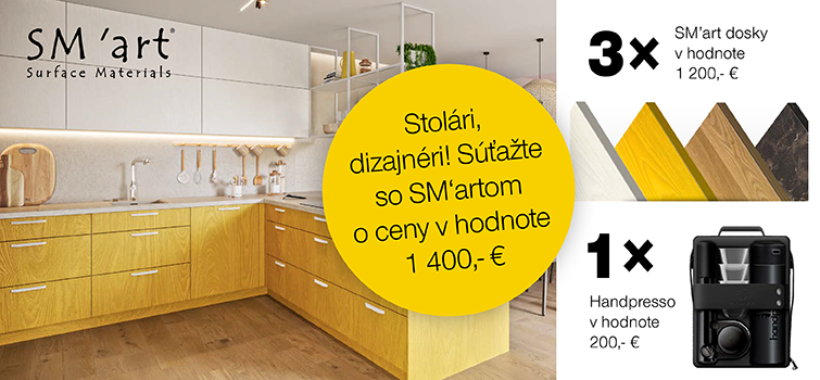 Stolári, dizajnéri - súťažte so SM‘artom