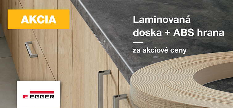 Laminovaná doska + ABS hrana za akciové ceny Laminovaná doska + ABS hrana za akciové ceny