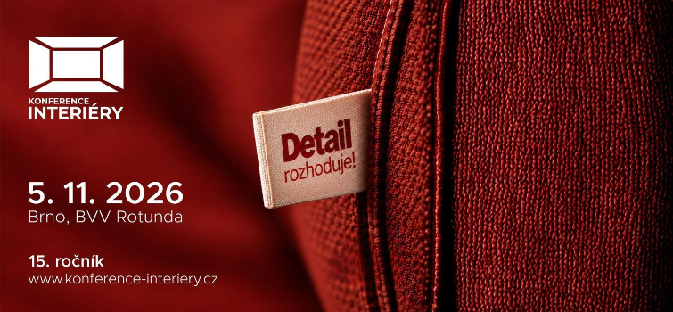 „Detail rozhoduje“ – hlavná téma 15. ročníka konferencie INTERIÉRY