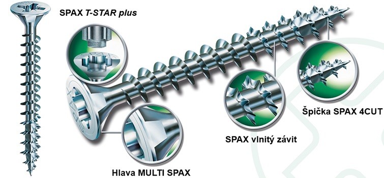 Vyskúšajte špičkové skrutky SPAX