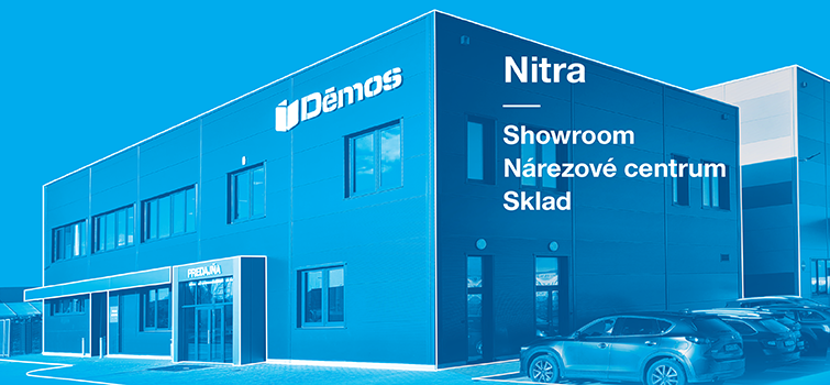 Predstavujeme vám nový showroom a sklad v Nitre
