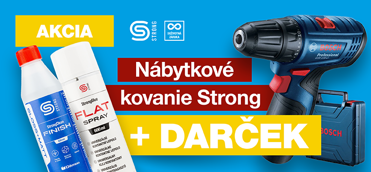Kovanie StrongMax a StrongHinges s praktickými darčekmi