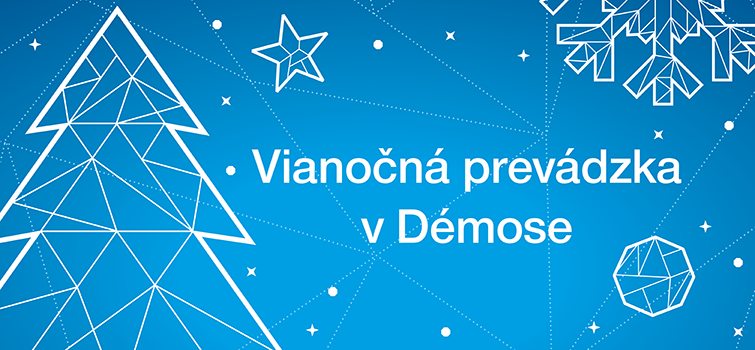 Prevádzka počas vianočných sviatkov