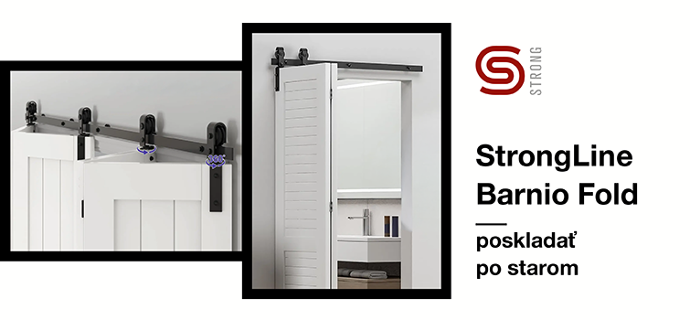 StrongLine Barnio Fold: riešenie skladacích interiérových dverí