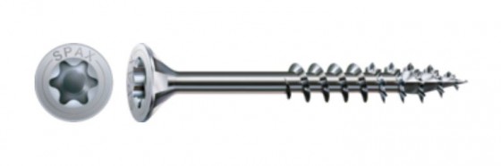 SPAX skrutka 8x300/80 zápustná hlava TXS,W,4C MH, čiastočný závit