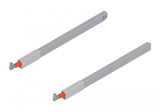 BLUM ZRG.437RS pozd.reling ANT 500 sivý P+
