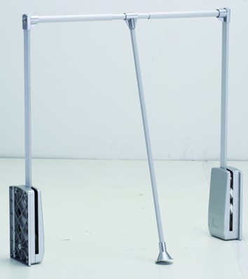 StrongWire tyč šatníková sklopná 860-1200mm strieborná/alu