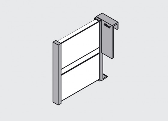 BLUM Z43L100S pozdĺžne delenie biely