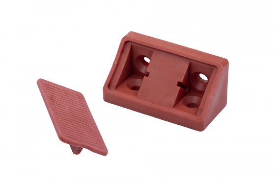 Úhel.spoj.plast.dvoj.42mm paprika tropik