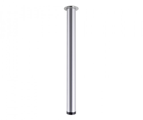 StrongLegs stolová noha TS001, 820R/60mm, strieborná RAL 9006, lesk