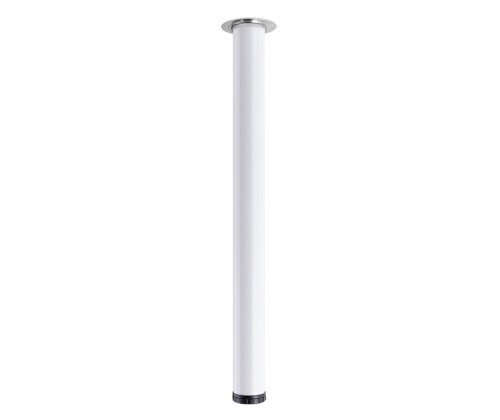 StrongLegs stolová noha TS001, 710R/60mm, biela RAL 9001, lesk