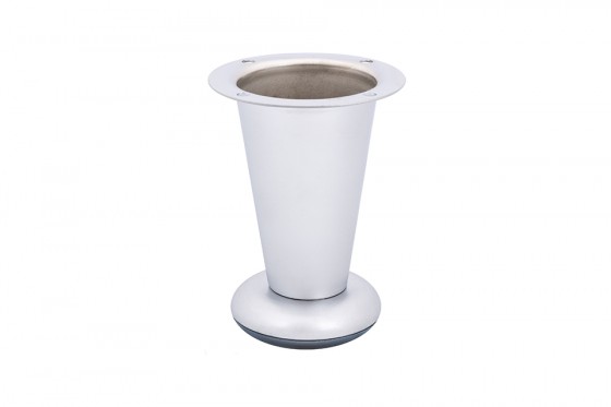 StrongLegs nábytková noha FS016, 100Rmm, chróm matný