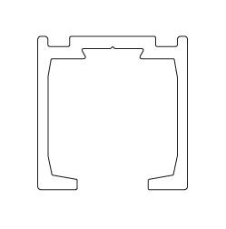 TERNO horné vedenie 2660/A elox 1,5m
