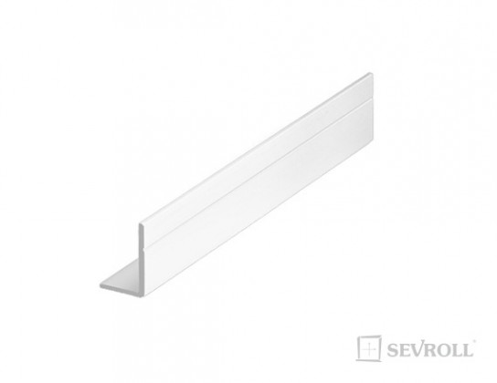 SEVROLL 04055 uholník17x11mm 3m biela lesk
