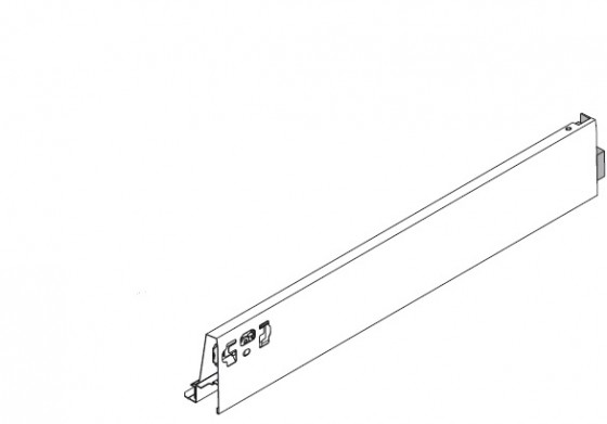 BLUM 378M4502SA bočnica Antaro 450 biela P