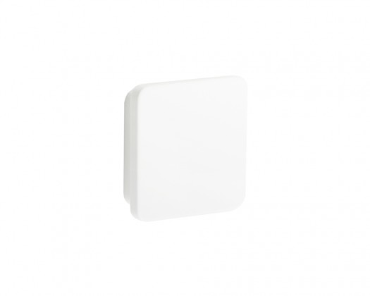 TULIP Knob Square biela + skrutky
