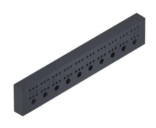 HETTICH 9269724 ArciTech distančná lišta 25x350x67mm antracit