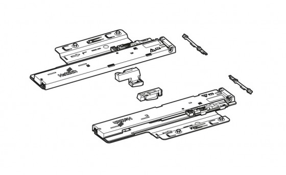 HETTICH 9257894 Quadro You mechanismus P2Os 270-350mm/10kg