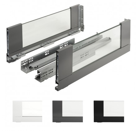 HETTICH 9117472 podložka Sensys linárna k naskrutkovaniu, D=3 mm obsidián