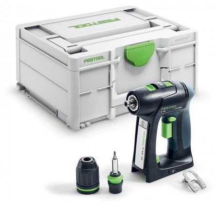 FESTOOL 576434 Akumulátorové vŕtacie skrutkovače C 18-Basic