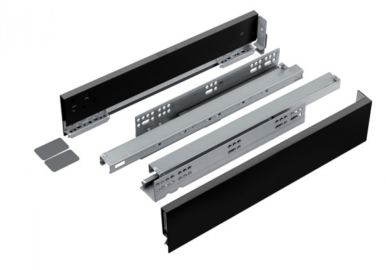 K-StrongMax 16 zásuvka H89/500mm, čierna, protišmyková Ago-Kristall 800 čierna