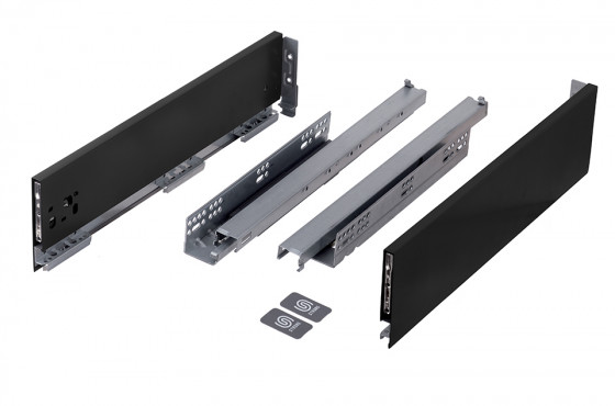 K-StrongMax 16 zásuvka H121/500mm, čierna, protišmyková Ago-Kristall 800 čierna