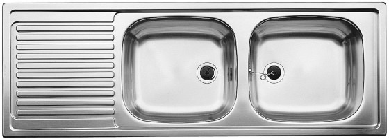 BLANCO 500374 drez TOP EZS 12x4-2 nerez prírodný lesk bez excentru