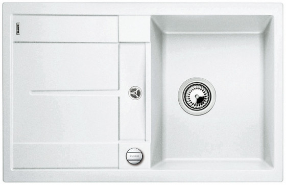 BLANCO 513028 drez METRA 45 S biela s excentrom SILGRANIT PuraDur