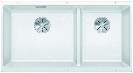 BLANCO 523588 Drez SUBLINE 480/320-U biela InFino manuál SILGRANIT PuraDur