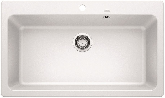BLANCO 521816 Drez Naya XL 9 biela bez excentru Silgranit PuraDur