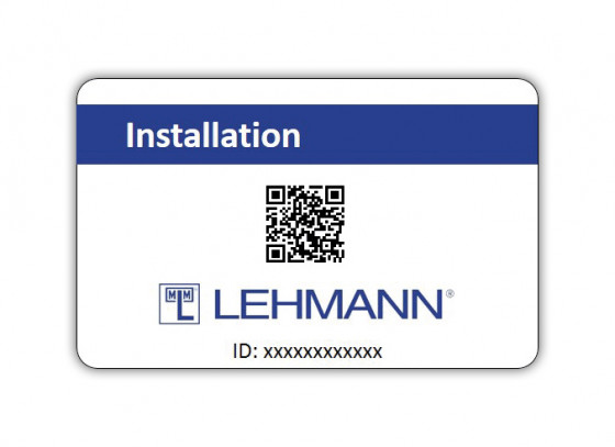 LEHMANN Inštalačná karta Mifare pre elektronické zámky Lehmann