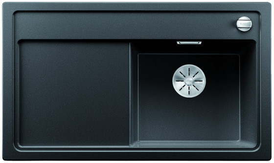BLANCO 526037 drez ZENAR 45 S čierny SILGRANIT®PuraDur® InFino s excentrom