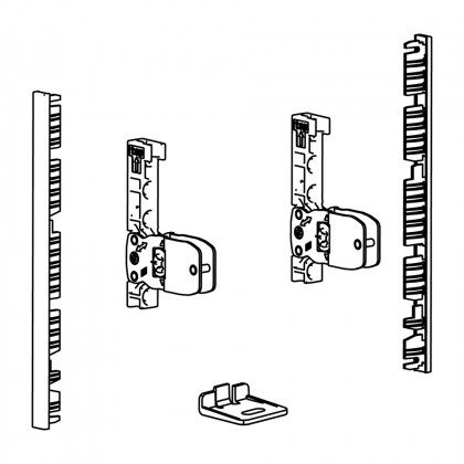 HETTICH 9257612 AvanTech You spojky čela vnútornej zásuvky boky+čelo 139 strieb.