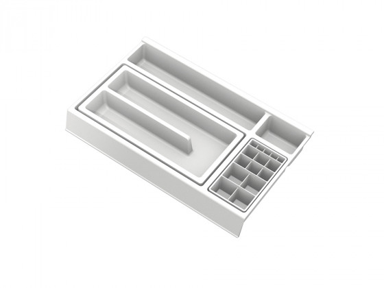 GOLLINUCCI Kúpeľňový organizér s prísl. pre hĺbku 400 mm, biela 241x372x53 GOLLINUCCI Kúpeľňový organizér s prísl. pre hĺbku 400 mm, biela 241x372x53