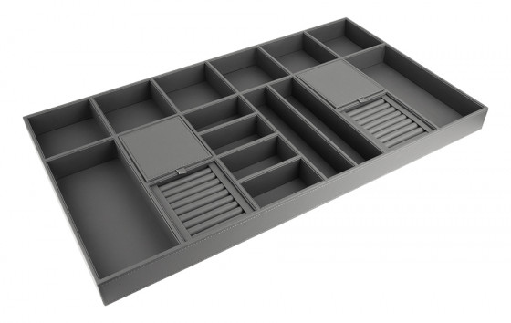 StrongIn organizér pre šperky do zásuvky šatníka so šírkou 900 mm