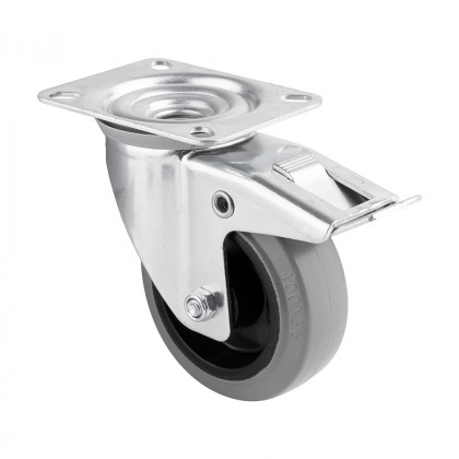 StrongCastors Koliesko medium duty 100/160 s brzdou