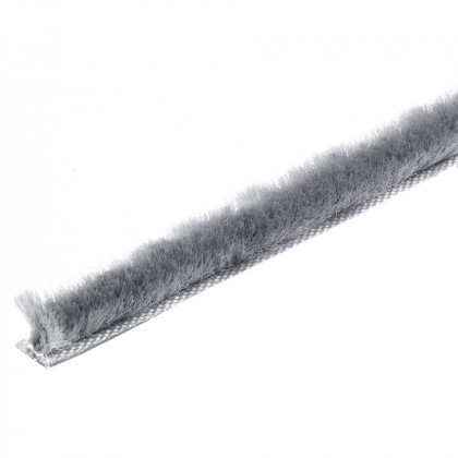 HETTICH 9193423 Lišta so štetinou, 2500mm, 6 mm, šedá