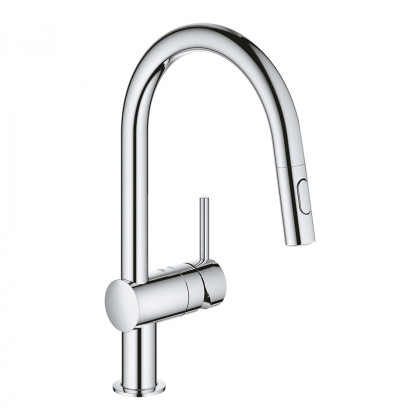 GROHE 30438000 Batéria VENTO C-výpusť duálna vyťahovacia sprška chróm