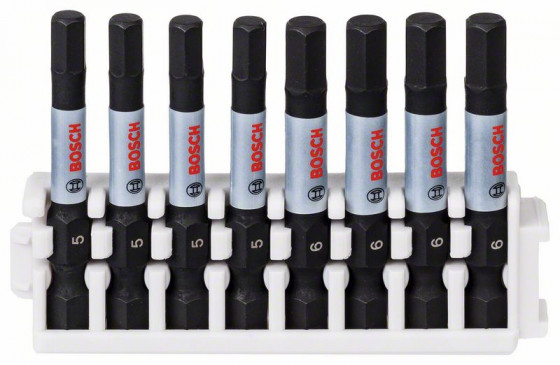 BOSCH 2608522332 Balenie 8 ks bitov Impact Control Power, 4 × H5, 4 × H6