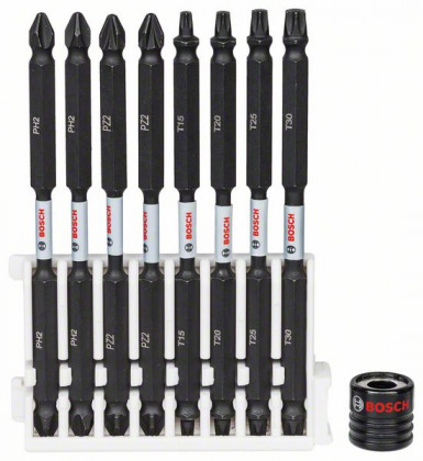 BOSCH 2608522347 Balenie hrotov a skrutkovača s riadením príklepu, 9-dielna
