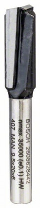 BOSCH 2608628442 Rovná fréza, 6 mm, d1 = 9,5 mm, l = 19,5 mm, g = 51 mm