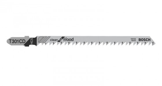 BOSCH 2608637590 Pílový list do priamočiarych píl 5ks T 301 CD Clean for Wood