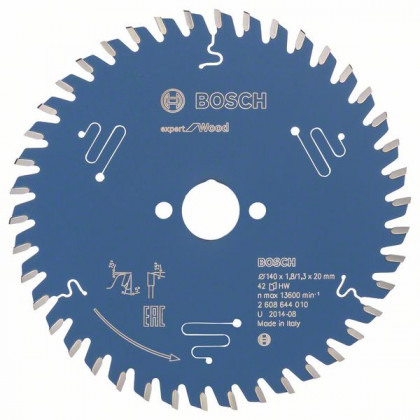 BOSCH 2608644010 Pílový kotúč Expert for Wood 140 x 20 x 1,8 mm, 42