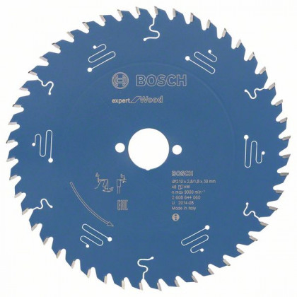 BOSCH 2608644060 Pílový kotúč Expert for Wood 210 x 30 x 2,8 mm, 48