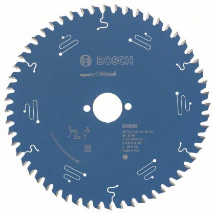 BOSCH 2608644061 Pílový kotúč Expert for Wood 210 x 30 x 2,8 mm, 56