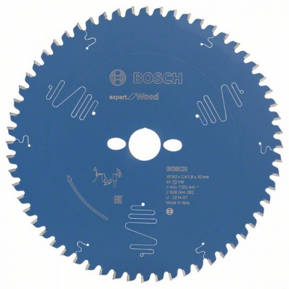 BOSCH 2608644082 Pílový kotúč Expert for Wood 260 x 30 x 2,4 mm, 60