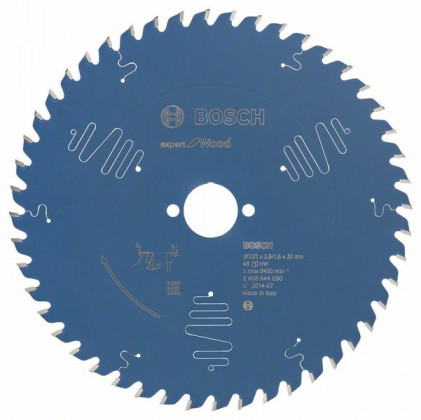 BOSCH 2608644090 Pílový kotúč Expert for Wood 225 x 30 x 2,6 mm, 48