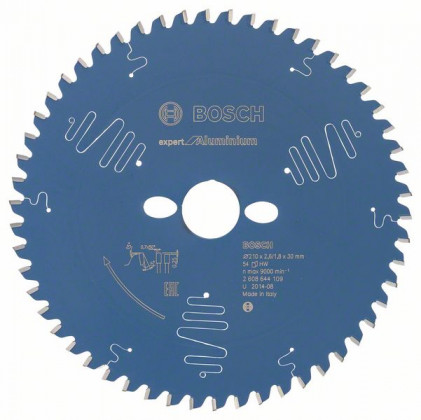 BOSCH 2608644109 Pílový kotúč Expert for Aluminium 210 x 30 x 2,6 mm, 54