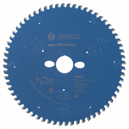 BOSCH 2608644110 Pílový kotúč Expert for Aluminium 216 x 30 x 2,6 mm, 64