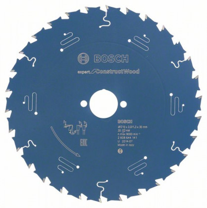 BOSCH 2608644141 Pílový kotúč Expert for Construct Wood 210 x 30 x 2,0 mm, 30